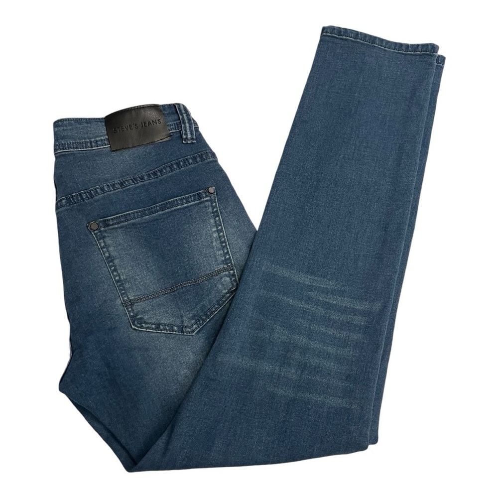Steve's Jeans Dark Blue Size
30 Stretch Material
Waist RN#148549